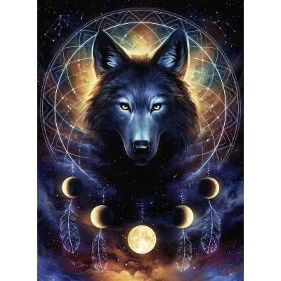 Leuchtender Wolf 500 Teile RAVENSBURGER Puzzle Online Kaufen