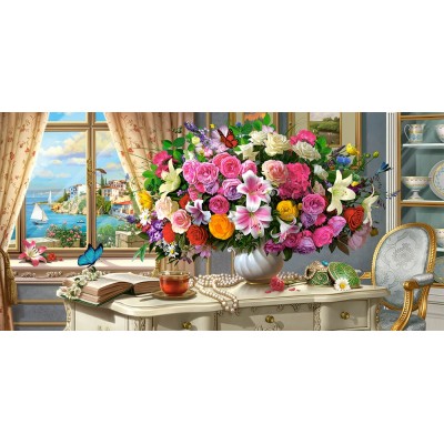 Neu Puzzle 500 Teile Castorland B-52868 Flowers In A Vase 