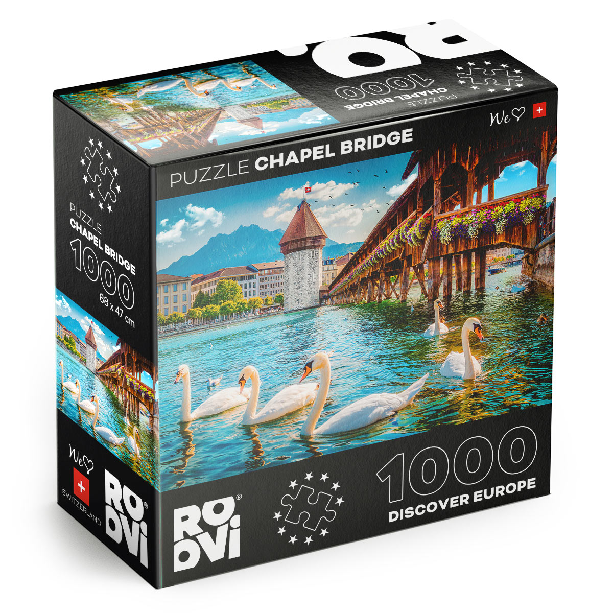 Chapel Bridge Lucerne Switzerland Teile Roovi Puzzle Online