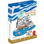   3D Puzzle - Santorin, Griechenland - Schwierigkeitsgrad: 5/8