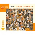 Puzzle  Pomegranate-AA997 Ditz - Double Cat-Spread