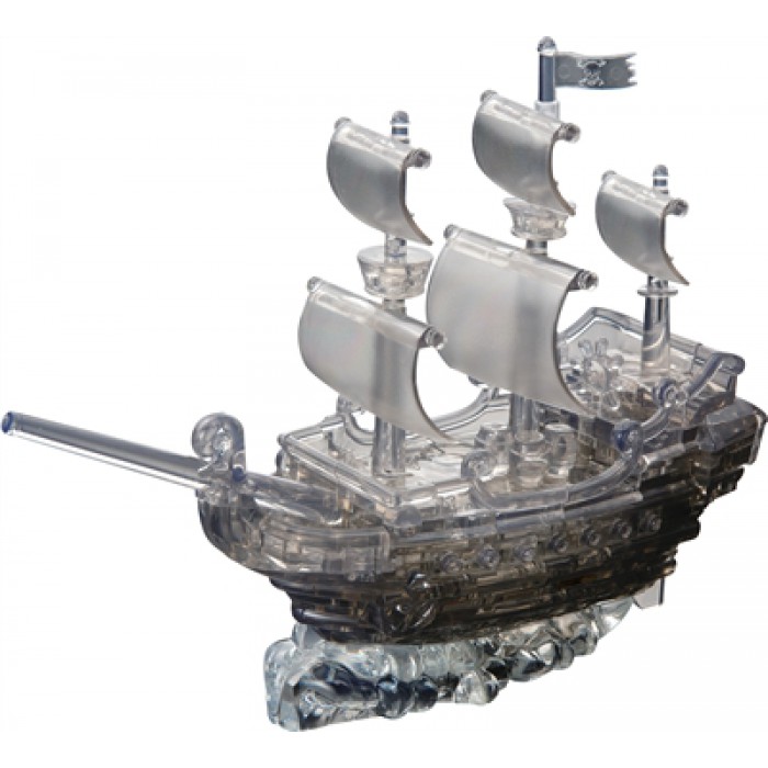 HCM-Kinzel-59129 3D-Puzzle aus Plexiglas - Piratenschiff