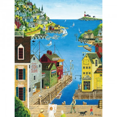 Puzzle Master-Pieces-31675 XXL Teile - A Walk on the Pier