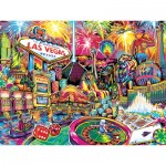 Puzzle  Master-Pieces-32025 Travel Collages - Las Vegas