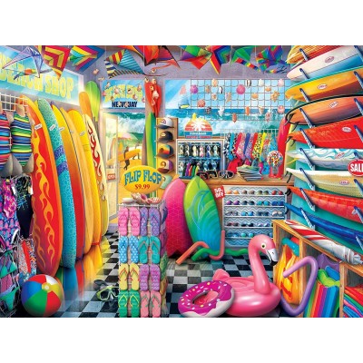 Puzzle Master-Pieces-32051 Shopkeepers – Beach Side Gear