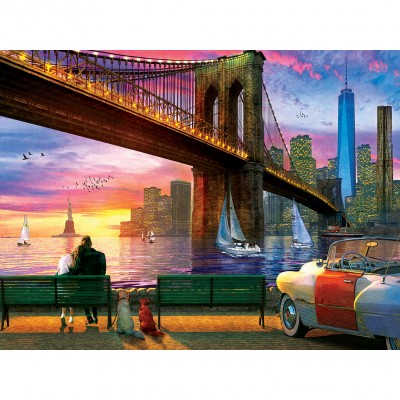 Puzzle Master-Pieces-32122 New York Romance