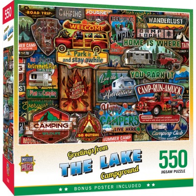 Puzzle Master-Pieces-32145 Greetings from the Lake