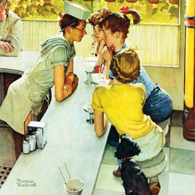 Puzzle Master-Pieces-71407 Norman Rockwell: Soda Jerk