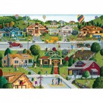 Puzzle  Master-Pieces-71824 Bungalowville