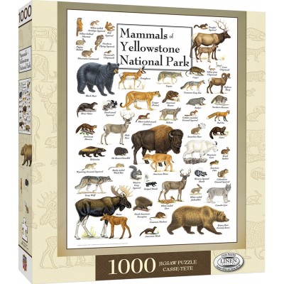 Puzzle Master-Pieces-71974 Mammals of Yellowstone National Park