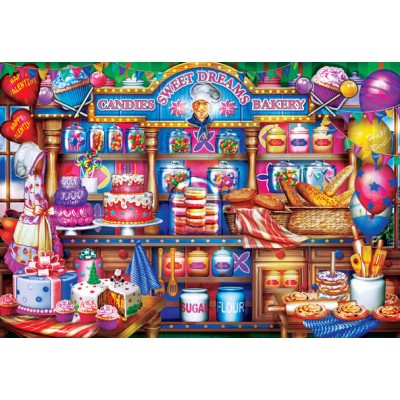Puzzle Master-Pieces-72131 XXL Teile - Bäckerei Süße Träume