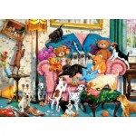 Puzzle  Master-Pieces-72231 Premium Collection - Loose in the House