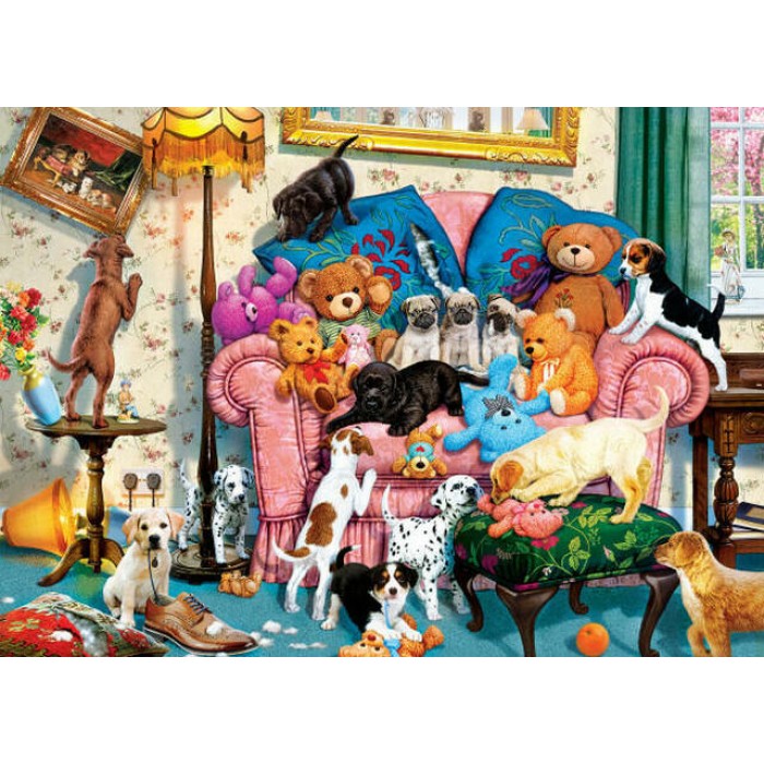 Puzzle Master-Pieces-72231 Premium Collection - Loose in the House