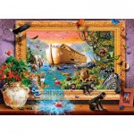 Puzzle  Master-Pieces-72262 Noah's Ark Comes Alive