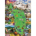 Puzzle  Master-Pieces-72283 Nationalparks - Black Hills