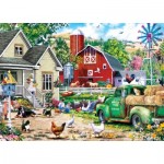 Puzzle  Master-Pieces-82136 Holly Tree Farm