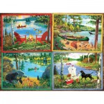 Puzzle  Cobble-Hill-48021 XXL Teile - Cabin Country