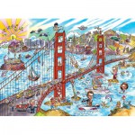 Puzzle  Cobble-Hill-53504 DoodleTown: San Francisco