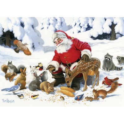 Puzzle Cobble-Hill-54605 XXL Teile - Family - Santa Claus and Friends