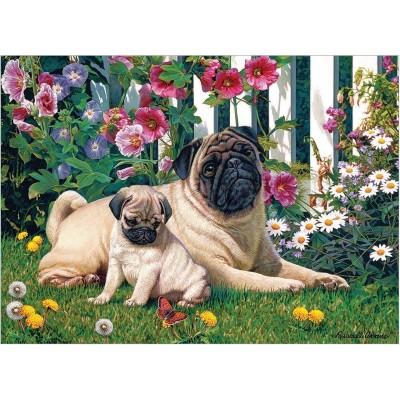 Puzzle Cobble-Hill-80132 Pug Family