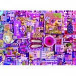 Puzzle  Cobble-Hill-80151 Purple