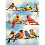 Puzzle  Cobble-Hill-85034 XXL Teile - Birds on a Wire