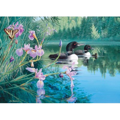 Puzzle Cobble-Hill-85069 XXL Teile - Iris Cove Loons