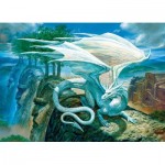 Puzzle  Cobble-Hill-85071 XXL Teile - White Dragon