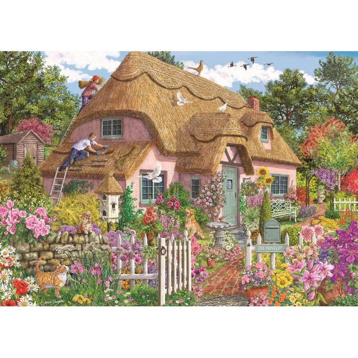 Puzzle  Falcon-00137 Thatched Cottage