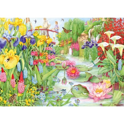 Puzzle Jumbo-11282 Flower Show: The Water Garden