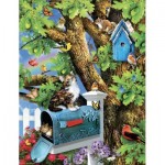 Puzzle   Kitty and Birdhouse