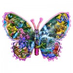Puzzle   Lori Schory - Butterfly Waterfall