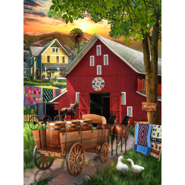Puzzle Sunsout-29736 XXL Teile - Amish Paradise