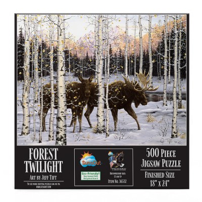 Puzzle Sunsout-36532 XXL Teile - Abenddämmerung im Wald