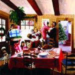 Puzzle  Sunsout-38216 XXL Teile - Christmas Dinner Guests