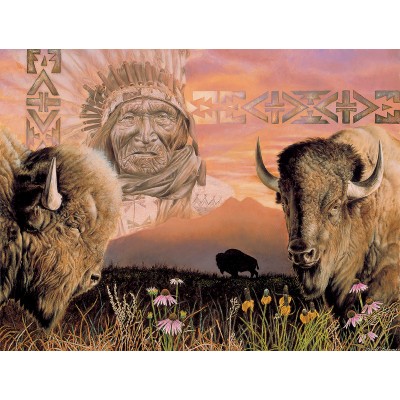 Puzzle Sunsout-40064 XXL Teile - Keeper of the Plains