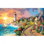 Puzzle  Sunsout-42952 Image World - Lighthouse by the Sea