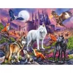 Puzzle  Sunsout-56407 XXL Teile - Wolf Castle