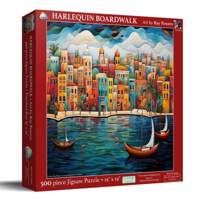 Puzzle Sunsout-61630 XXL Teile - Harlequin-Uferpromenade