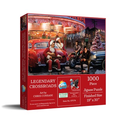 Puzzle Sunsout-67074 Legendary Crossroads