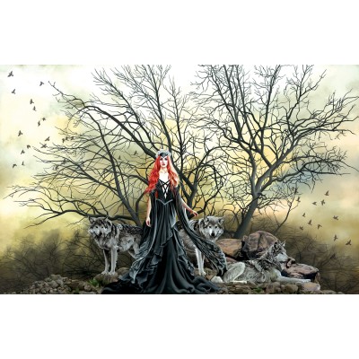 Puzzle Sunsout-67609 Nene Thomas - Red Haired Witch