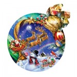 Puzzle  Sunsout-95070 Christmas Ornament