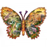 Puzzle   XXL Teile - African Butterfly