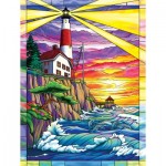 Puzzle   XXL Teile - Dolphin Bay Lighthouse