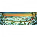 Puzzle   XXL Teile - Winter Panorama