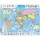 Rahmenpuzzle - Weltkarte (auf Französisch)