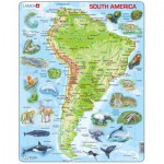  Rahmenpuzzle - Südamerika (auf Englisch)