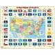 Rahmenpuzzle - United States of America (auf Englisch)