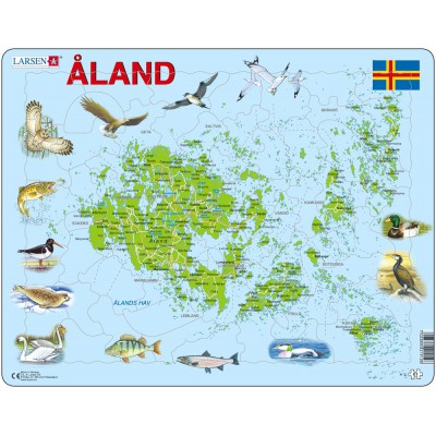 Larsen-A12 Rahmenpuzzle - Âland-Inseln