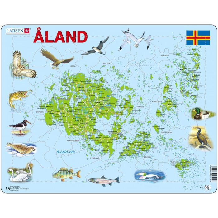 Larsen-A12-SE Rahmenpuzzle - Âland-Inseln